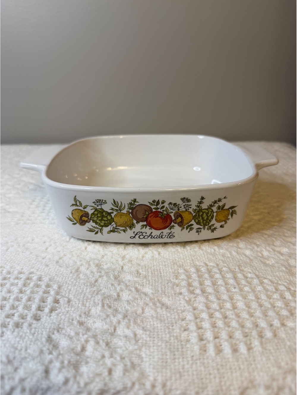 CorningWare Spice O’ Life 1 quart A-1-B vintage casserole dish